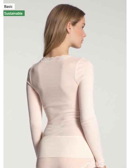 CALIDA Richesse Lace Shirt Long Sleeve 15990