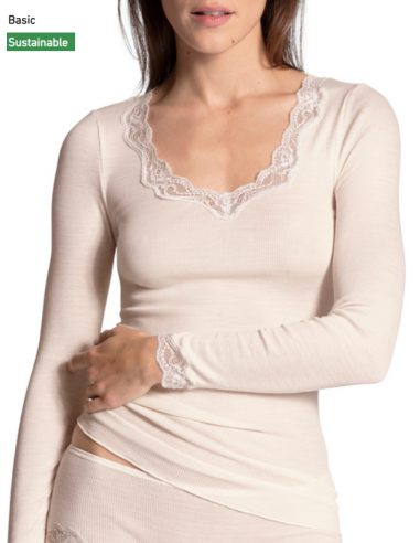 CALIDA Richesse Lace Shirt Long Sleeve 15990