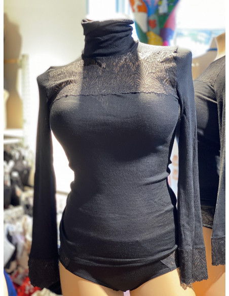 CALIDA SILKY WOOL GLAM Top Longsleeve-Turtleneck 15997