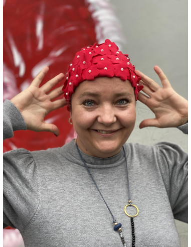 BIBBA BADEHETTE Med Blomster 66