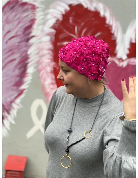 BIBBA BADEHETTE Med Blomster 66