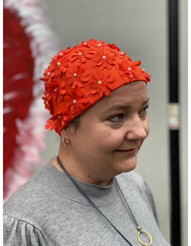 BIBBA BADEHETTE Med Blomster 66