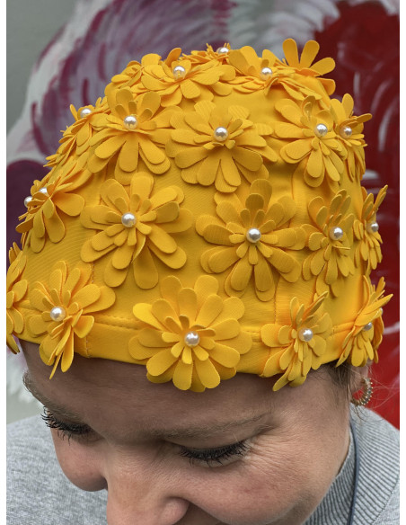 BIBBA BADEHETTE Med Blomster 66