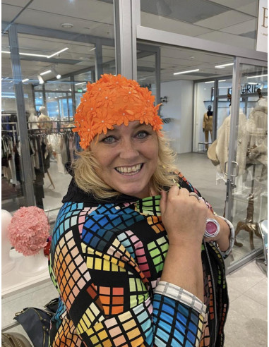 BIBBA BADEHETTE Med Blomster 66