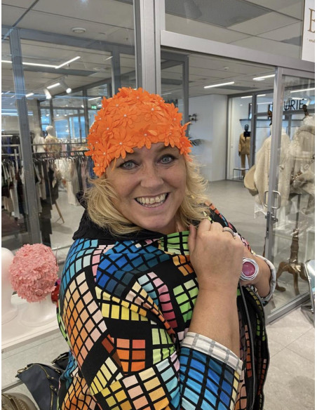 BIBBA BADEHETTE Med Blomster 66