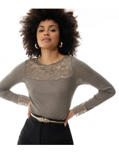 MEY T-SHIRT Long Sleeve Ull/Silke 66015