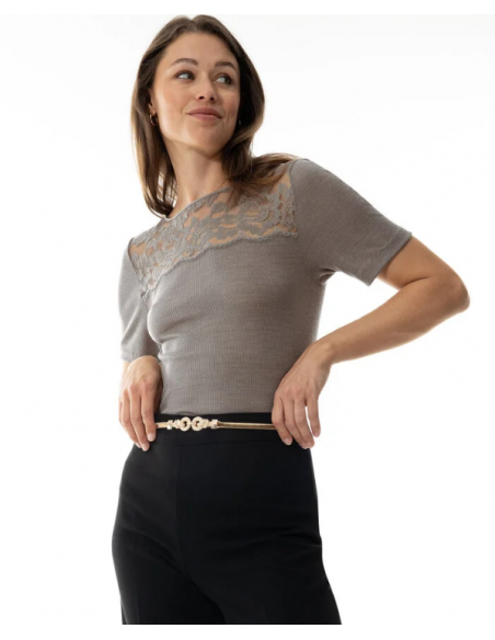 MEY T-SHIRT Ull/Silke 66014