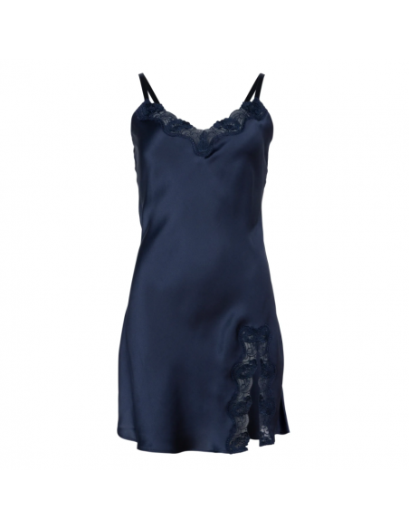 Wiki Ren silke Nattkjole med spagettistropp 27-20803