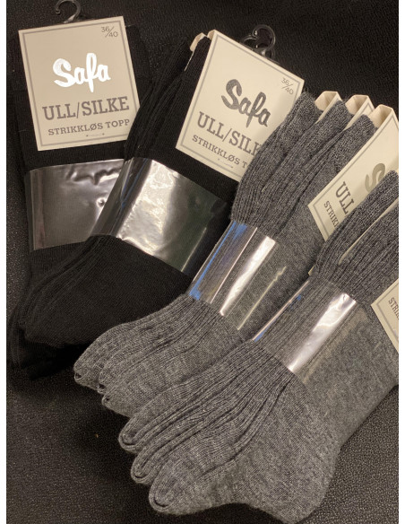 SAFA ULL/SILKE Sokker Dame 0649