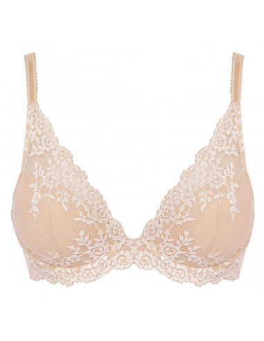 WACOAL EMBRACE LACE Plunge Underwire Bra...