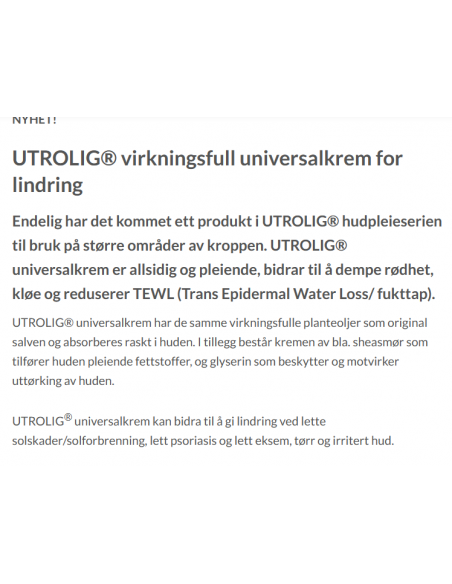 UTROLIG Universalkrem 100ml  2310