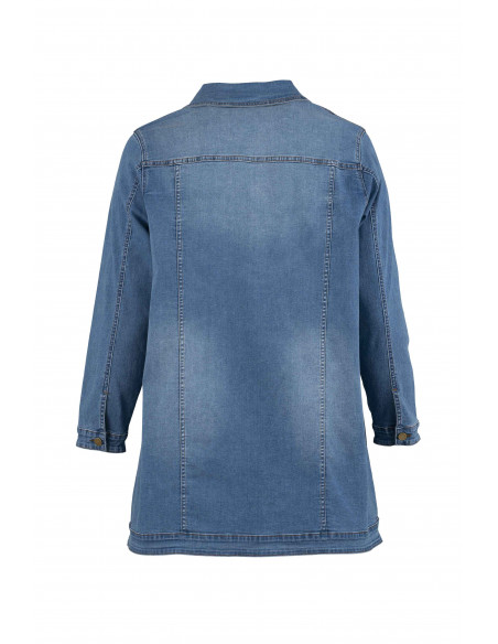 GOZZIP AMELA Long Denim Jacket G234039