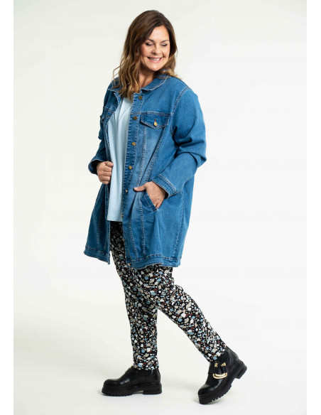 GOZZIP AMELA Long Denim Jacket G234039