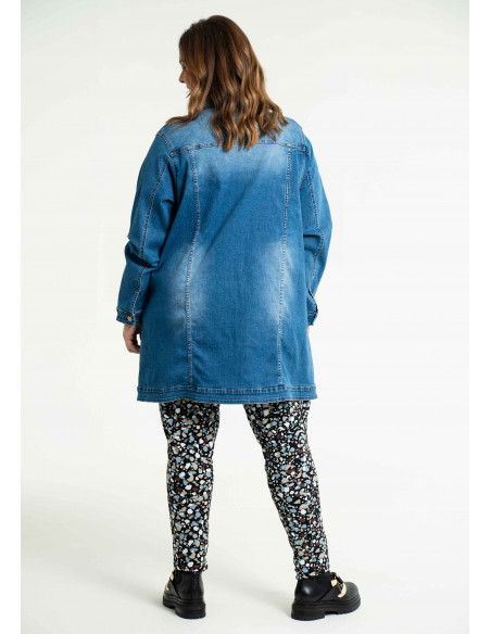 GOZZIP AMELA Long Denim Jacket G234039