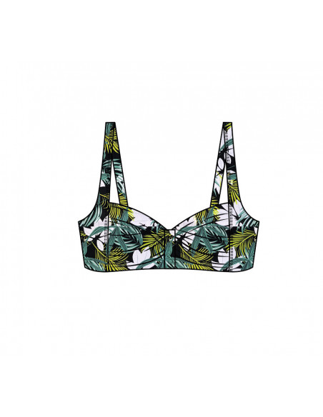 WIKI Verona Wire-Free Bikini Top 476-2475