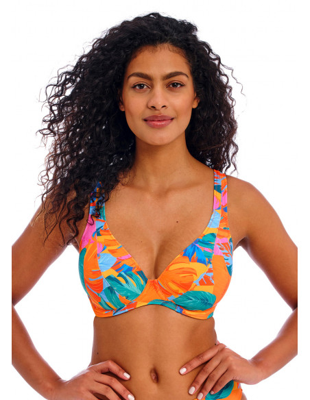 FREYA  ALOHA Coast Zest Uw High Apex Bikini Top AS205213ZET