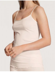 Calida 10435 Spagetti Top ull/silke