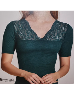 Calida 14894 Trøye m/blonder