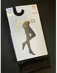 VOGUE 2Pk Opaque 60den 96041 2