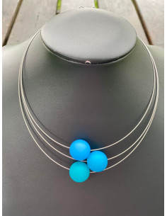 MARIE Smykker Anna kjede 3 perler 2