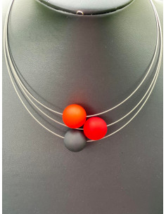 MARIE Smykker Anna kjede 3 perler 2