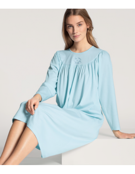 CALIDA Soft Cotton Nattkjole Lang arm 33000